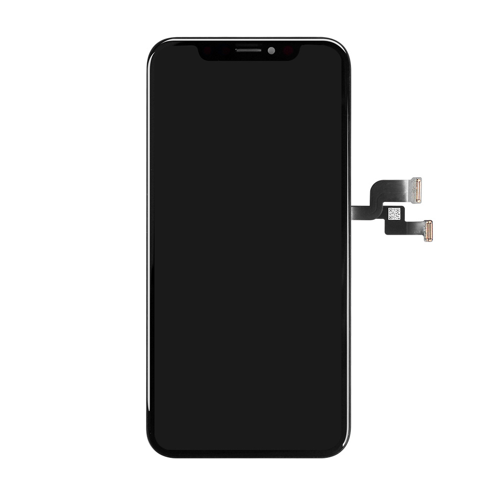 Support LCD NCC Prime Incell pour iPhone XS Noir + Verre MF Full Glass Offert Valeur magasin 15€