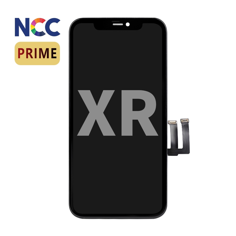 NCC Prime Incell LCD-montering til iPhone XR Sort + Gratis MF Full Glass Store værdi €15