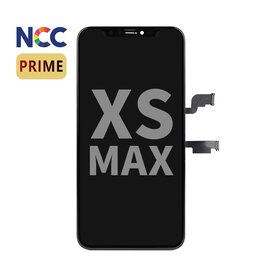 NCC Prime incell LCD-montering til iPhone XS Max Sort + Gratis MF fuld glas