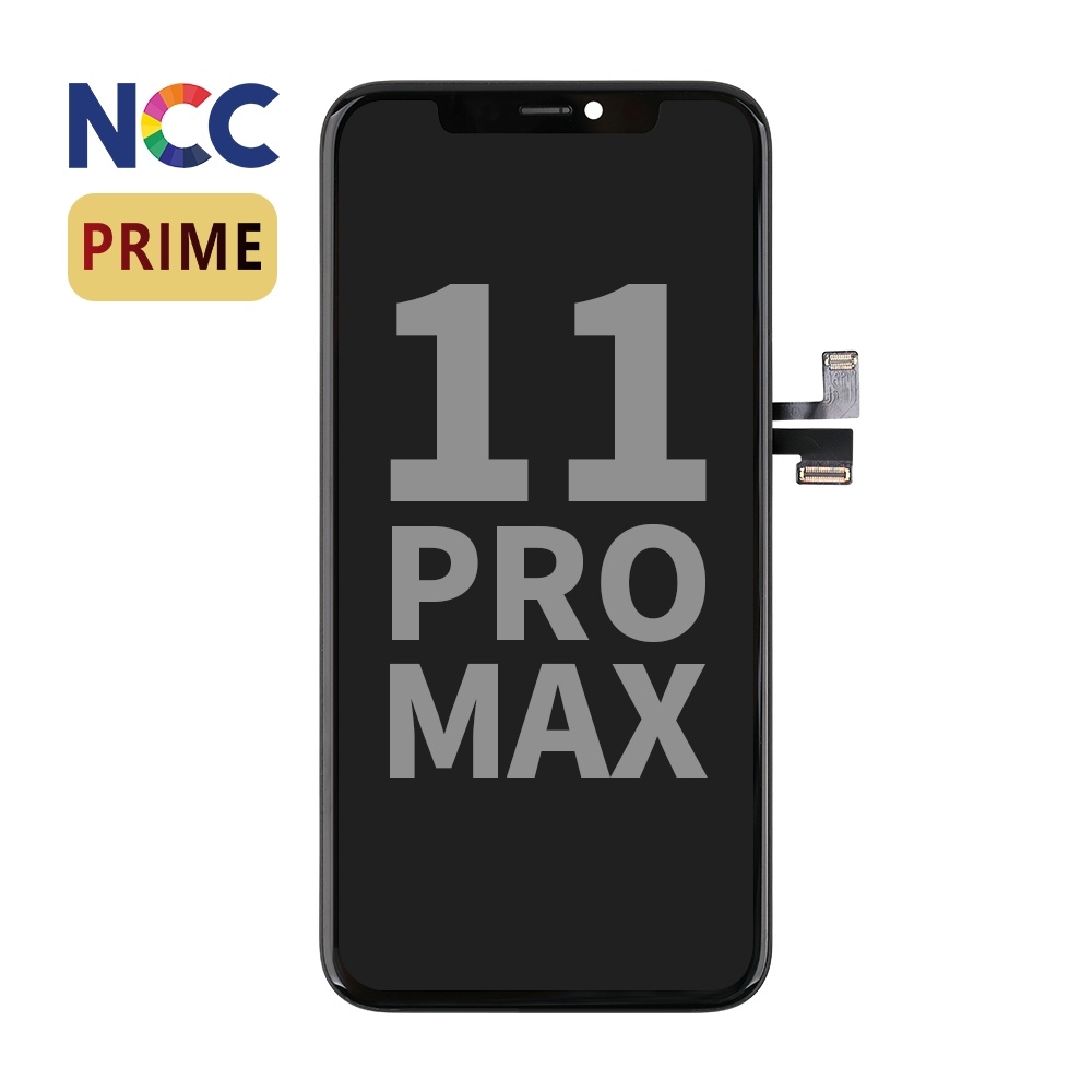 NCC Prime incell LCD-montering til iPhone 11 Pro Max Sort + Gratis MF Full Glass Shop værdi 15 €