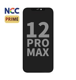 NCC Prime incell LCD-montering til iPhone 12 Pro Max Black + Free MF Full Glass