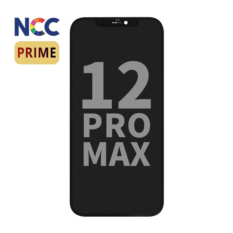 NCC Display Support LCD NCC Prime incell pour iPhone 12 Pro Max Noir + Verre MF Full Glass offert Valeur boutique 15 €