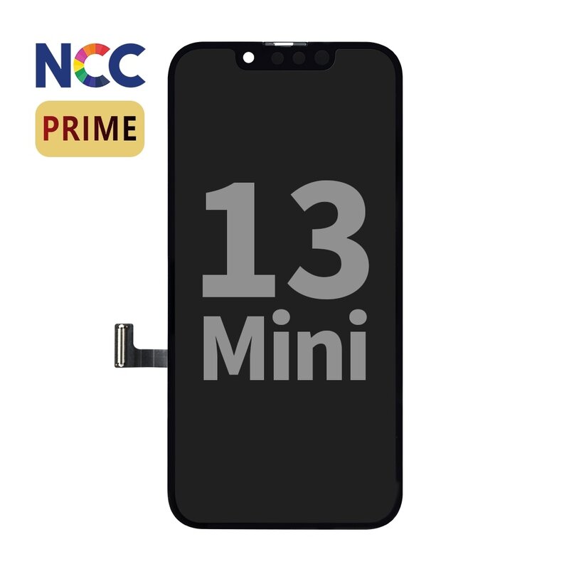 NCC Display Supporto LCD NCC Prime incell per iPhone 13 Mini Nero + MF Full Glass gratuito Valore negozio € 15