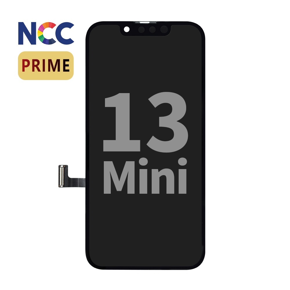 NCC Prime incell LCD-montage voor iPhone 13 Mini Zwart + Gratis MF Full Glass Winkel Waarder € 15