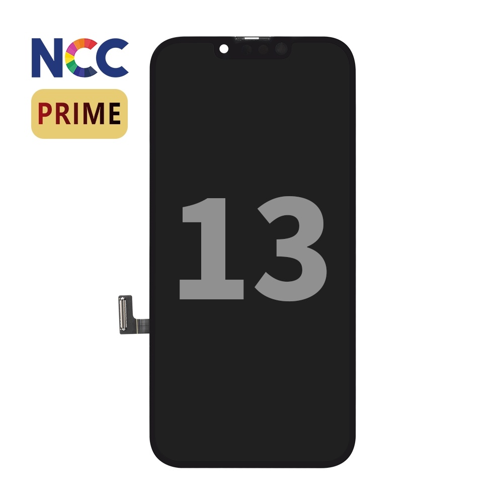NCC Prime incell LCD-montage voor iPhone 13 Zwart + Gratis MF Full Glass Winkel Waarder € 15