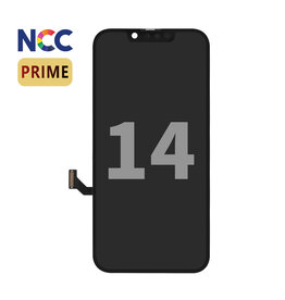 NCC Prime incell LCD mount for iPhone 14 Black + Free MF Full Glass