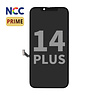 NCC Prime incell LCD-montering til iPhone 14 Plus Sort + Gratis MF fuld glas