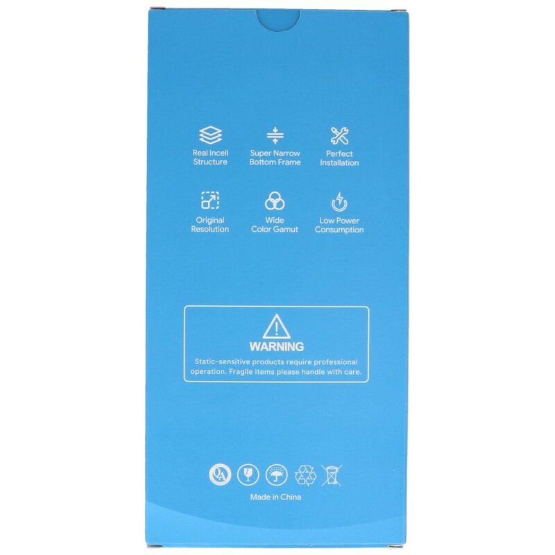 NCC Display Supporto LCD incell NCC Prime per iPhone 14 Plus nero + vetro intero MF gratuito Valore negozio € 15