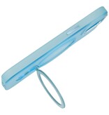 Funda Magsafe Transparente Mate con Función de Pie para iPhone 14 Azul