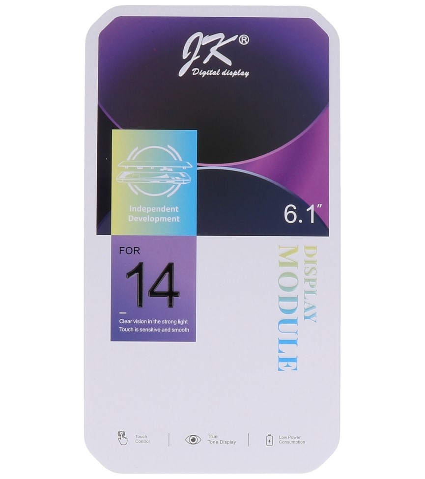 JK Incell-Display für iPhone 14 + Gratis MF Full Glass Shop-Wert 15 €
