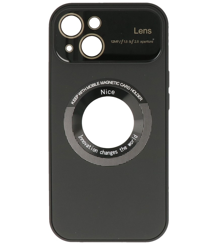 Custodia Prime Magsafe con protezione per fotocamera per iPhone 15 nera