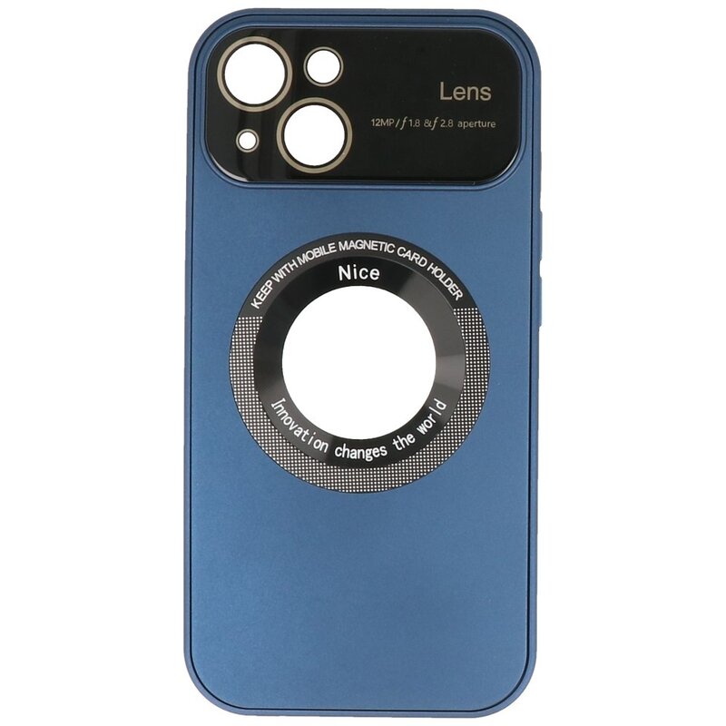 Funda Prime Magsafe con protector de cámara para iPhone 15 Azul Marino