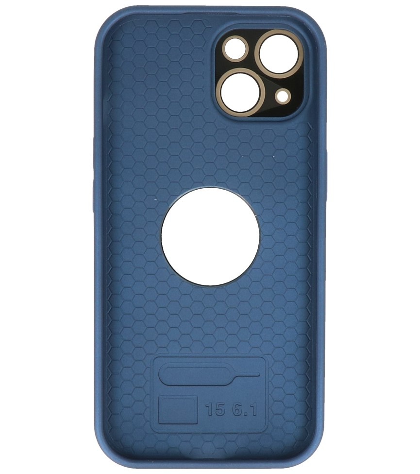 Funda Prime Magsafe con protector de cámara para iPhone 15 Azul Marino