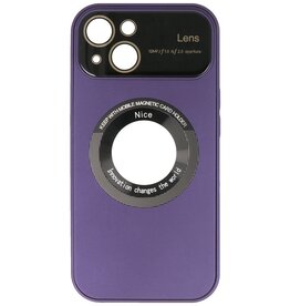 Custodia Prime Magsafe con protezione per fotocamera per iPhone 15 viola