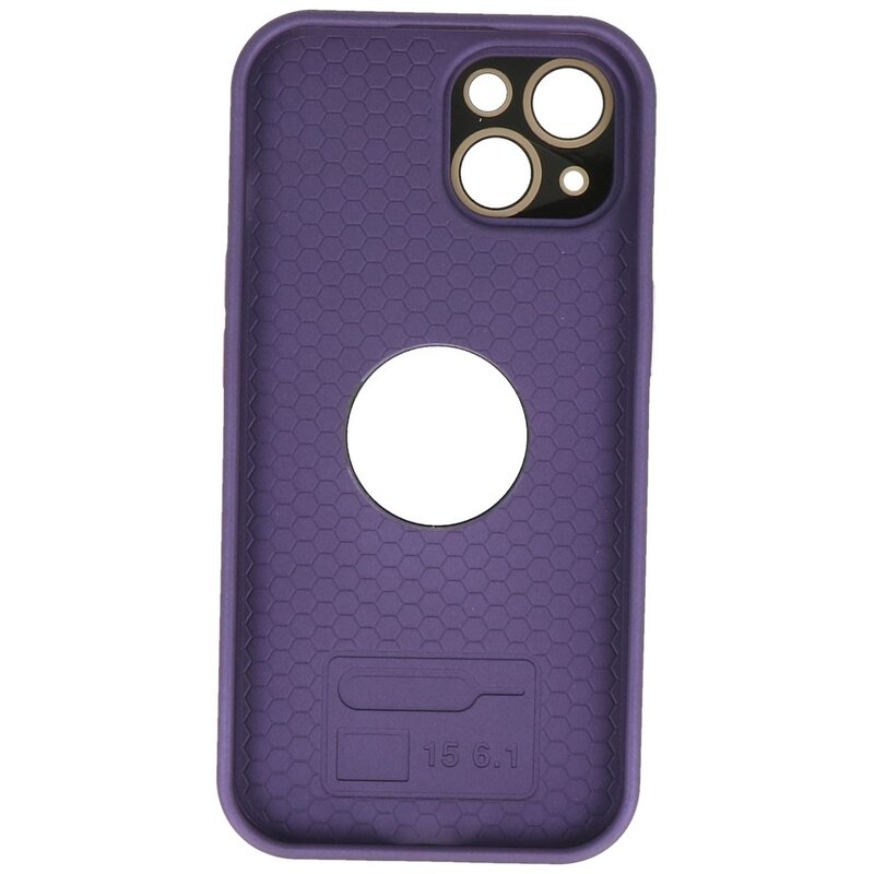 Funda Prime Magsafe con Protector de Cámara para iPhone 15 Morada