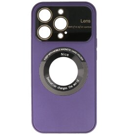 Custodia Prime Magsafe con protezione per fotocamera per iPhone 15 Pro viola