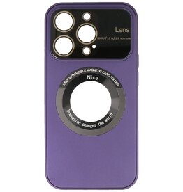 Prime Magsafe Case met Camera Beschermer voor iPhone 15 Pro Purple
