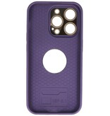 Custodia Prime Magsafe con protezione per fotocamera per iPhone 15 Pro viola