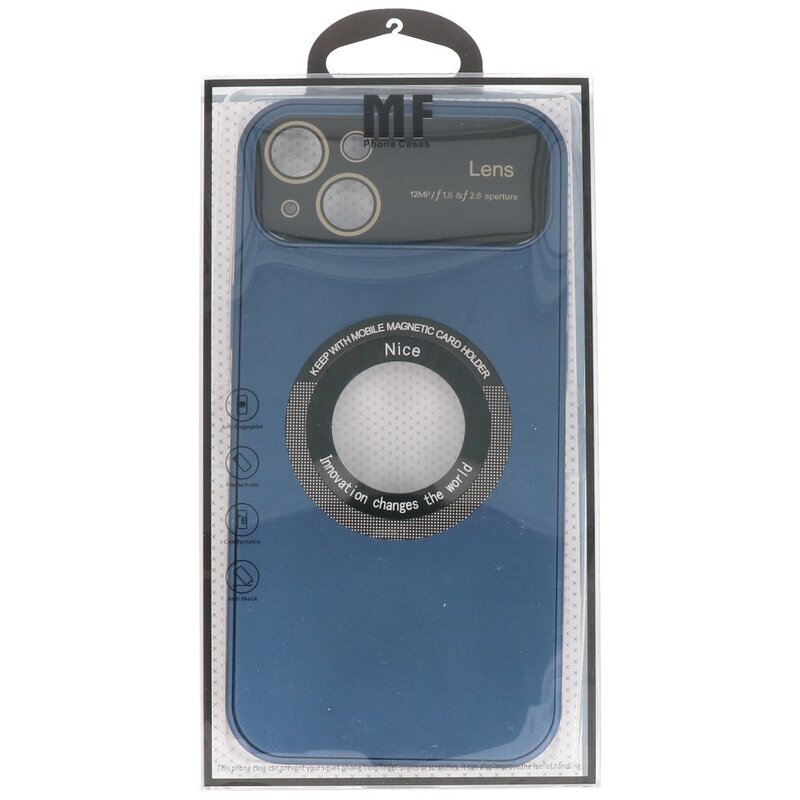 Prime Magsafe Case met Camera Beschermer voor iPhone 15 Plus Navy