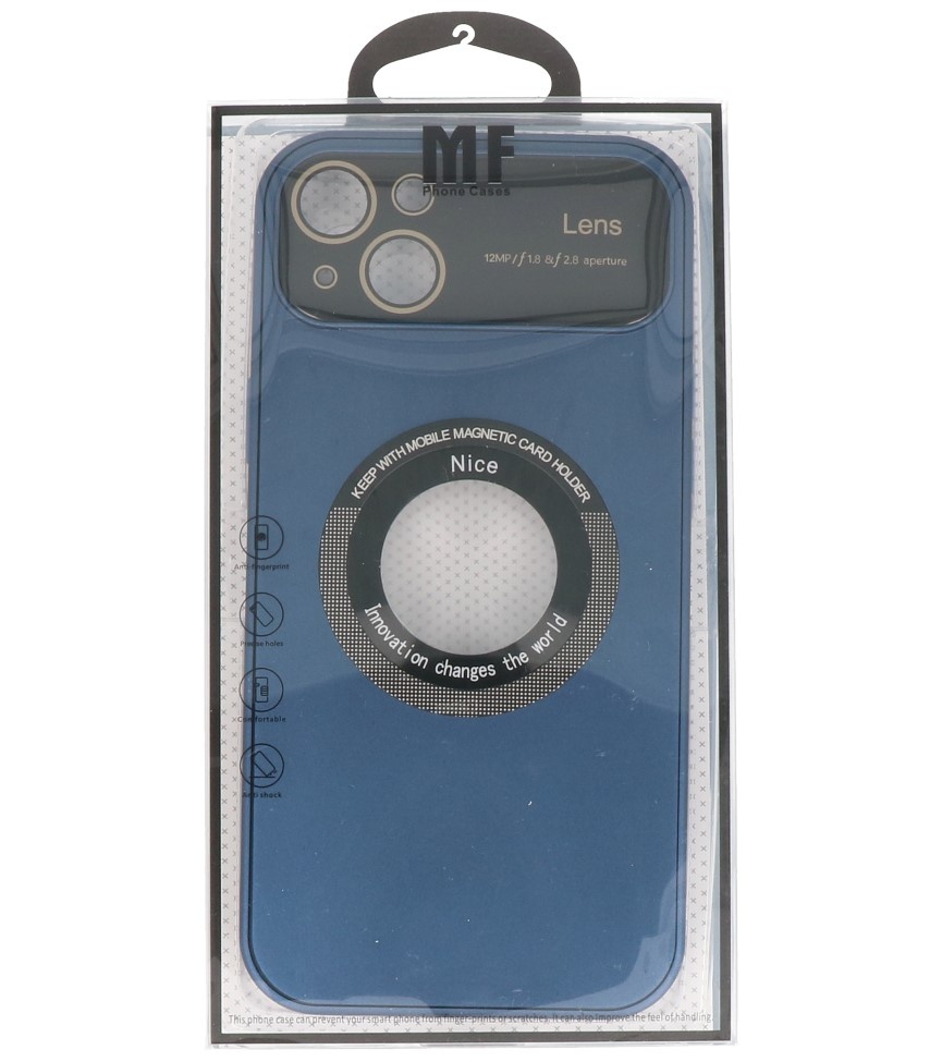 Custodia Prime Magsafe con protezione per fotocamera per iPhone 15 Plus Navy