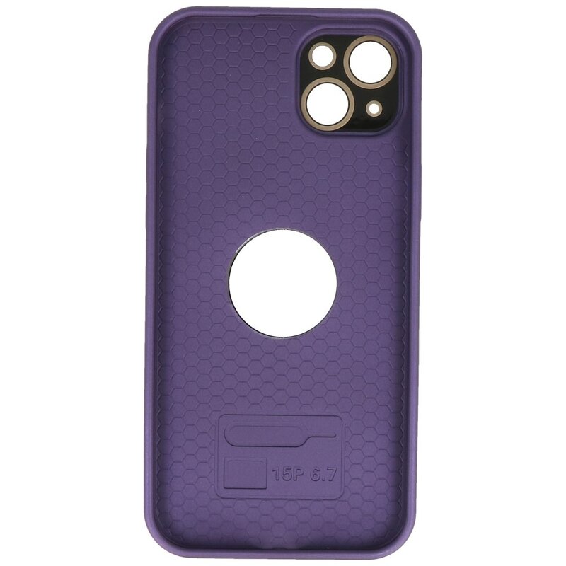 Funda Prime Magsafe con Protector de Cámara para iPhone 15 Plus Morada