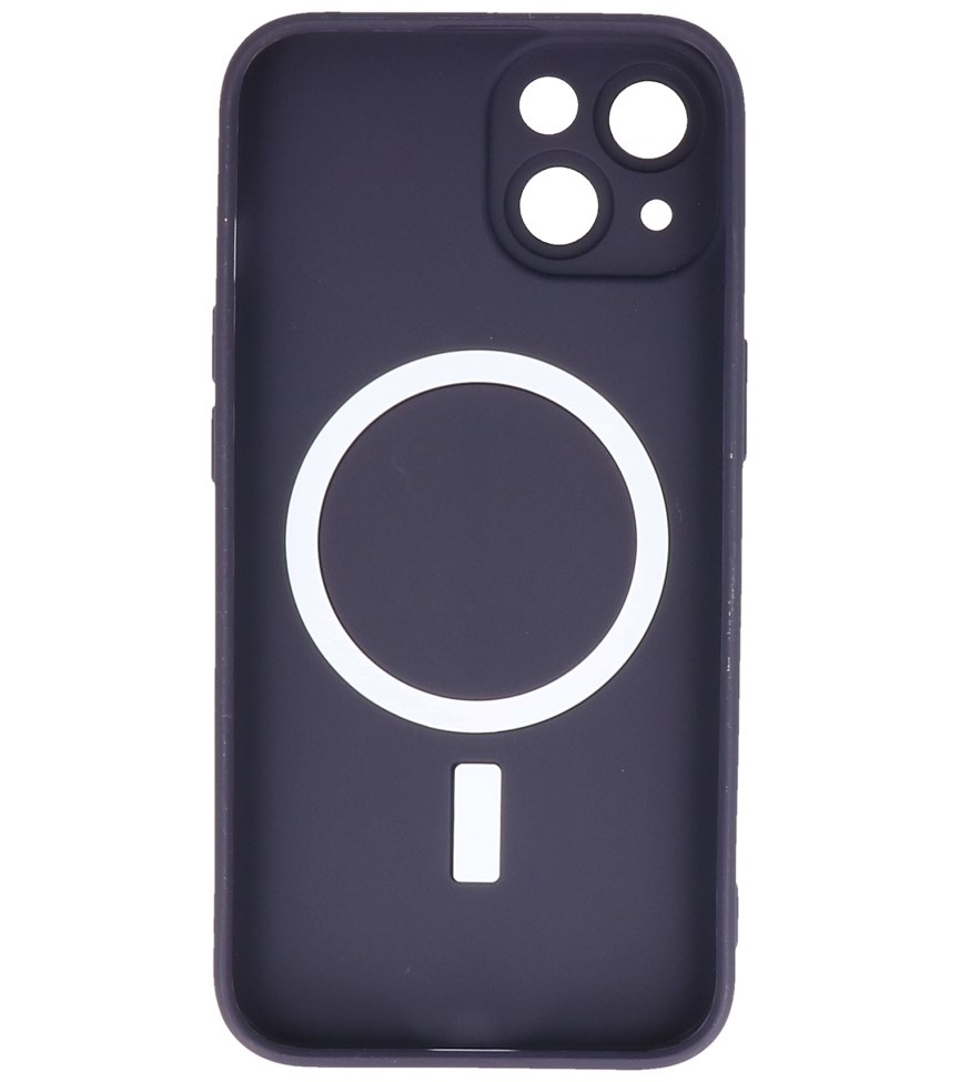 Étui MagSafe avec protecteur d’appareil photo pour iPhone 15 Night Purple