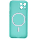 MagSafe Case with Camera Protector for iPhone 15 Turquoise