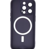 MagSafe etui med kamerabeskytter til iPhone 15 Pro Night Purple