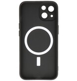 MagSafe Hoesje met Camera Beschermer voor iPhone 15 Plus Zwart