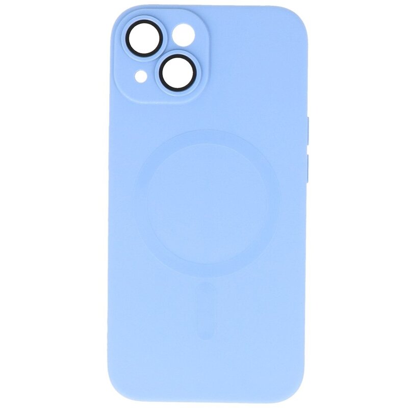 Funda MagSafe con Protector de Cámara para iPhone 15 Plus Azul
