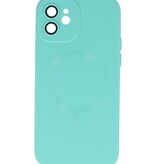 Étui MagSafe avec protecteur d'appareil photo pour iPhone 15 Plus Turquoise