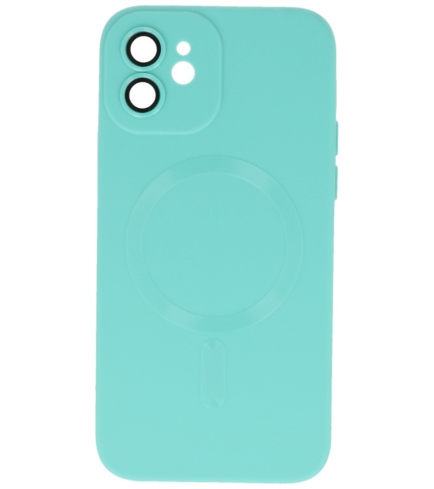 Étui MagSafe avec protecteur d'appareil photo pour iPhone 15 Plus Turquoise