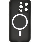MagSafe-Hülle mit Kameraschutz für iPhone 15 Pro Max Schwarz