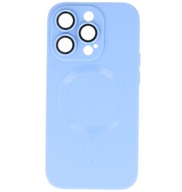 Funda MagSafe con Protector de Cámara para iPhone 15 Pro Max Azul