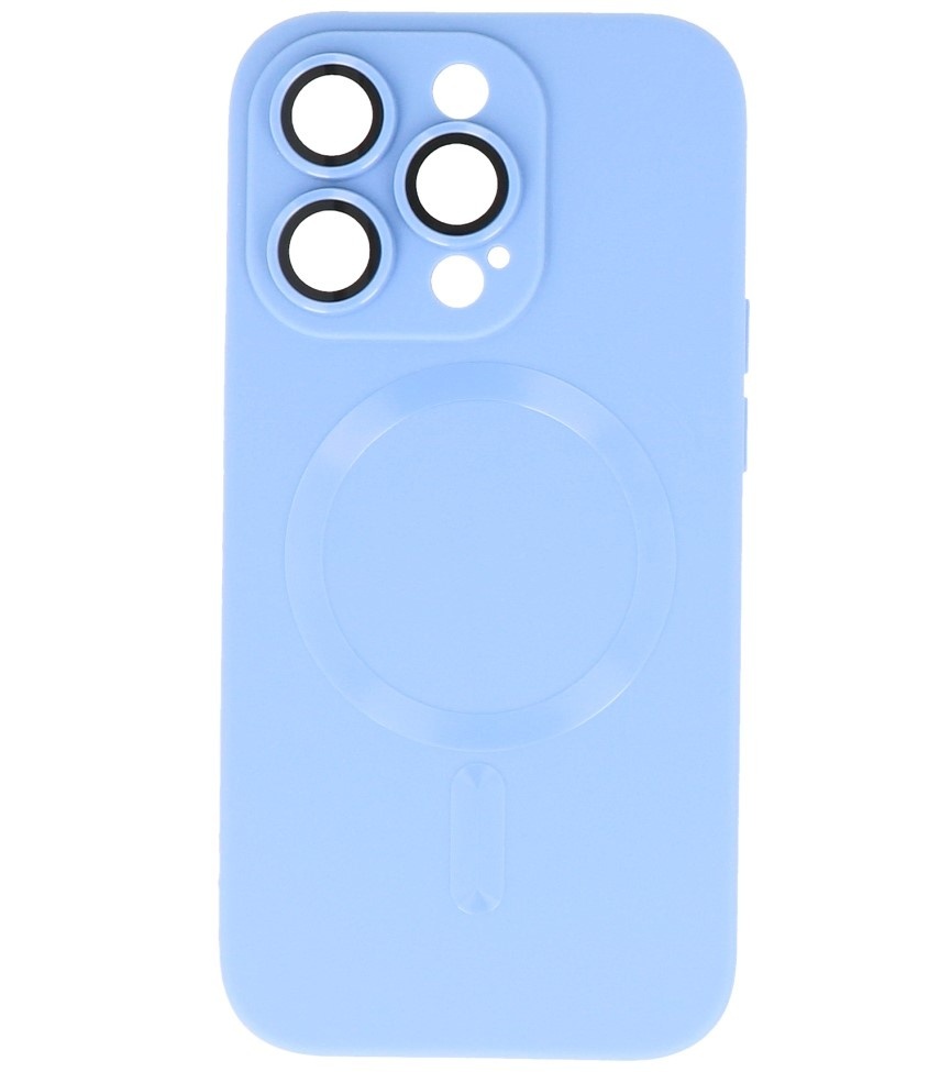 MagSafe etui med kamerabeskytter til iPhone 15 Pro Max Blå