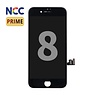 Support LCD NCC Prime incell pour iPhone 8 - SE 2020 - SE 2022 Noir + Verre complet MF offert