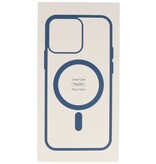 Custodia Magsafe trasparente e alla moda per iPhone XR Navy