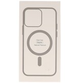 Modefarve-gennemsigtigt Magsafe etui til iPhone XR Grå
