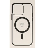 Funda Magsafe Fashion Color-Transparente para iPhone 13 Negro