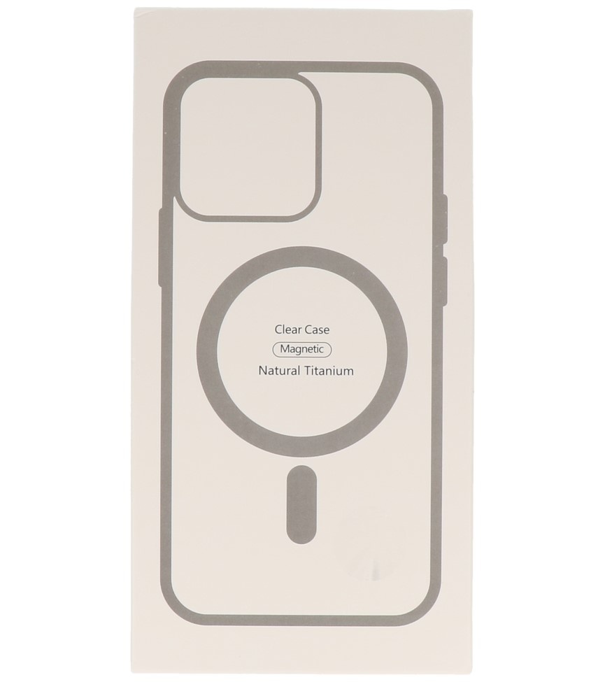 Funda Magsafe Fashion Color-Transparente para iPhone 13 Gris