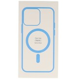 Custodia Magsafe trasparente e alla moda per iPhone 13 Mini blu
