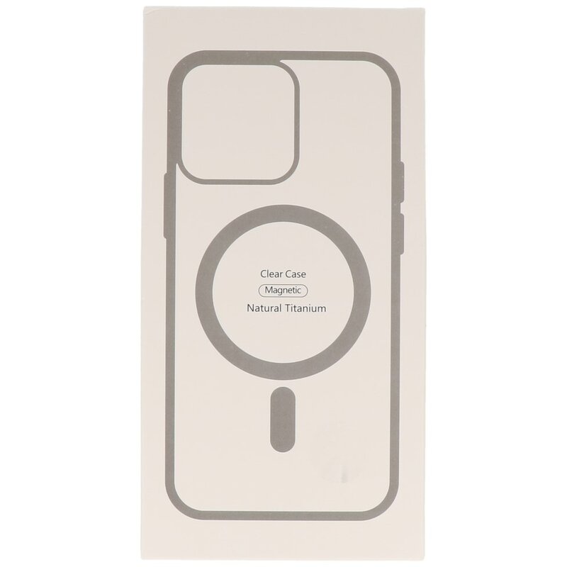 Custodia Magsafe trasparente e alla moda per iPhone 14 Pro Max grigia