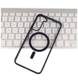Fashion Color-Transparent Magsafe Case voor Samsung Galaxy S22 Nacht Paars