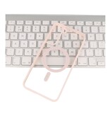 Custodia Magsafe trasparente e alla moda per Samsung Galaxy S22 rosa