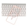 Coque Magsafe transparente couleur tendance pour Samsung Galaxy S22 rose