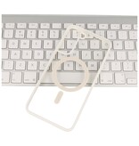 Funda Magsafe Color-Transparente De Moda Para Samsung Galaxy S22 Plus Blanco