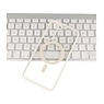 Fashion Color-Transparent Magsafe Case for Samsung Galaxy S22 Ultra White