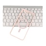 Fashion Color-Transparent Magsafe Case for Samsung Galaxy S22 Ultra Pink