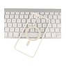 Coque Magsafe transparente couleur tendance pour Samsung Galaxy S23 Ultra blanc