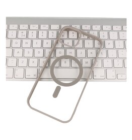 Fashion Color-Transparent Magsafe Case for iPhone 7 - 8 - SE 2020 - SE 2022 Gray